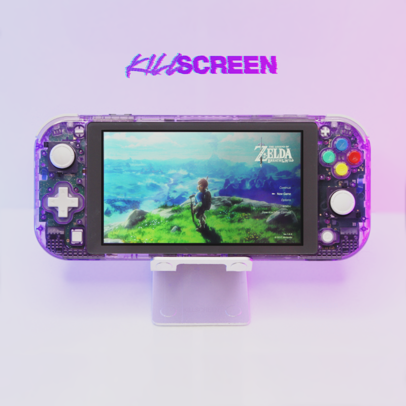 Atomic Purple Nintendo Switch Lite by KILLSCREEN