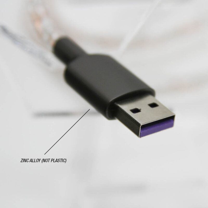 RGB Fade USBA to USBC Cable