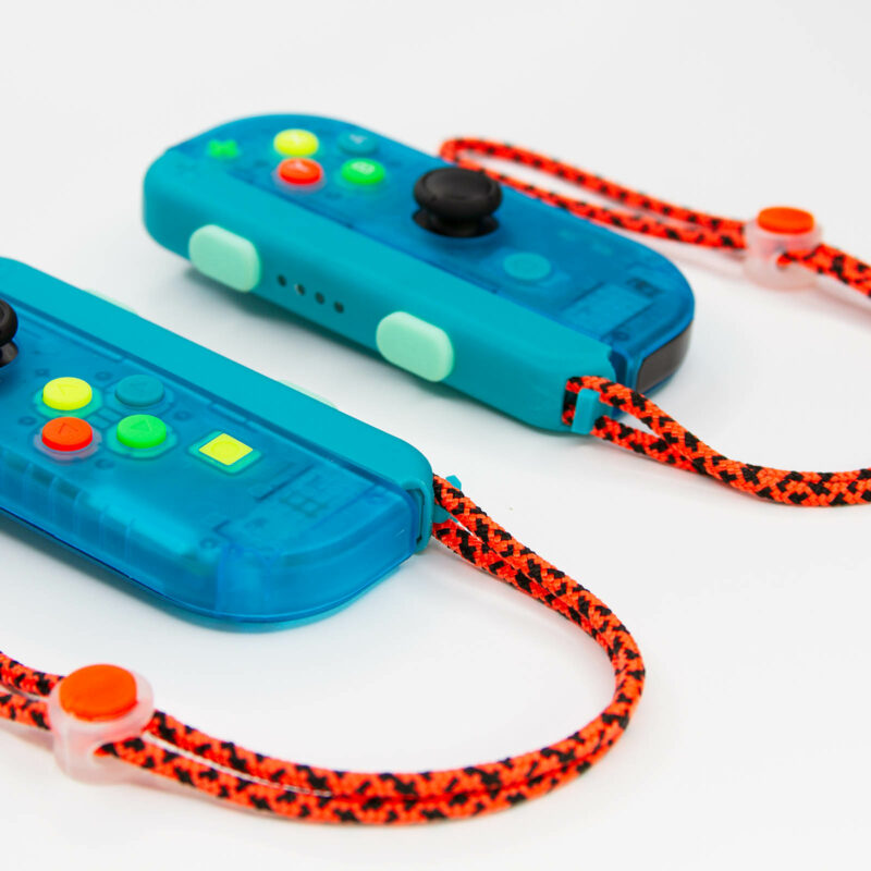 Coast Runner Blue and Orange Nintendo Switch Joycon Straps created by Killscreen
