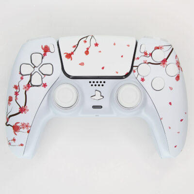 Cherry Blossom PlayStation 5 PS5 DualSense™ Wireless Controller by Killscreen