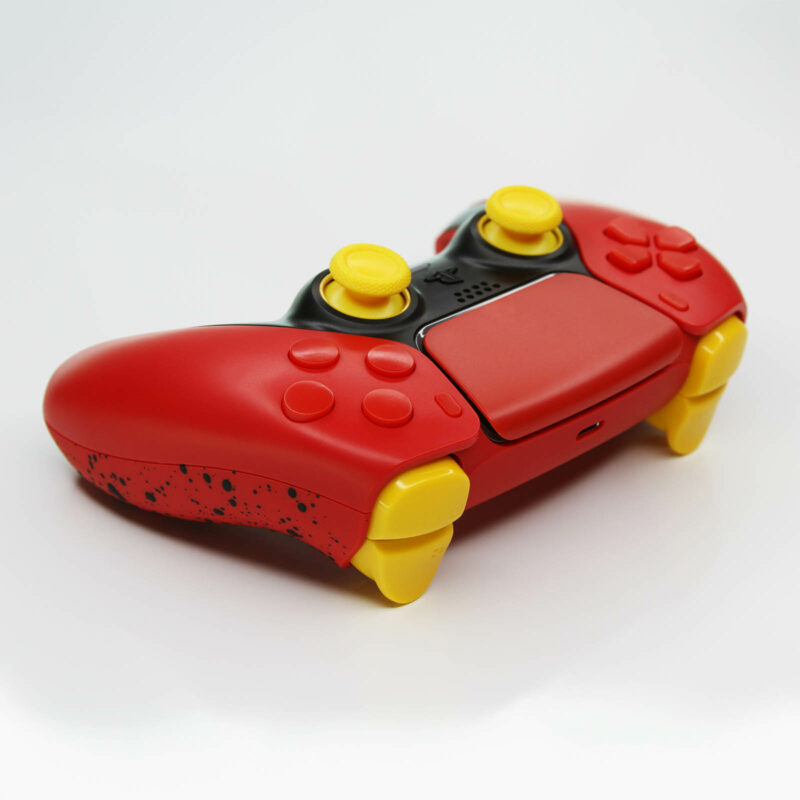 Red Street Fighter Ken PS5 Controller by Killscreen