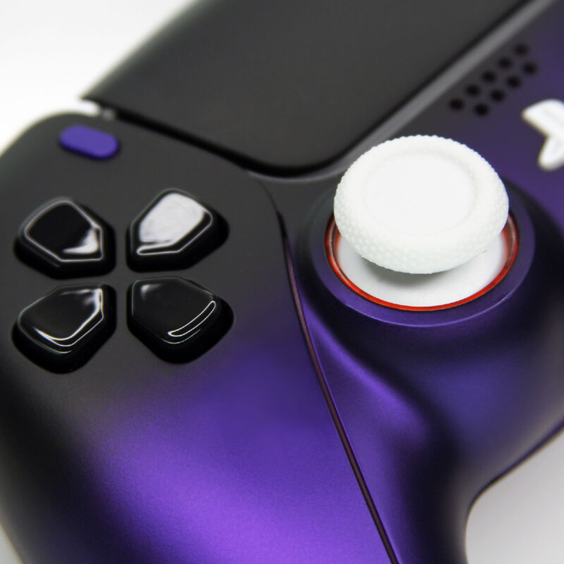 Close up of Purple Gradient Fade PS5 Controller