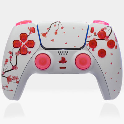 Sakura Neon Cherry Blossom PS5 Controller