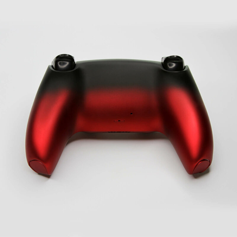 Back of Apex Red Black Gradient PS5 Controller