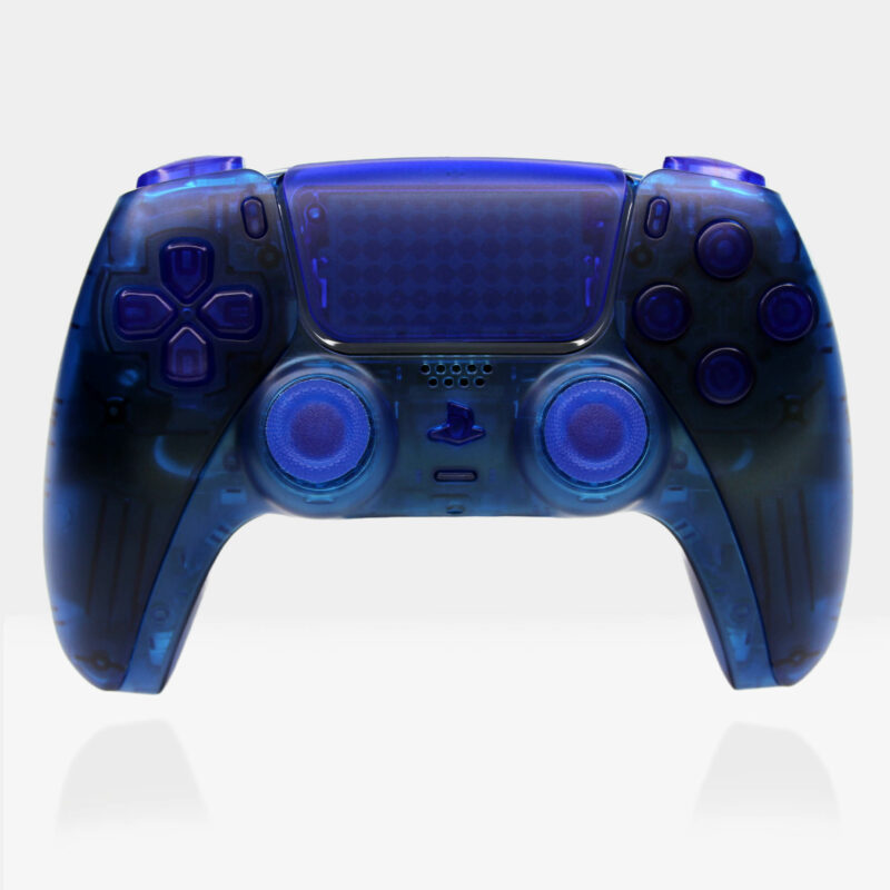 Aqua Triple Clear Blue PS5 Controller by Killscreen