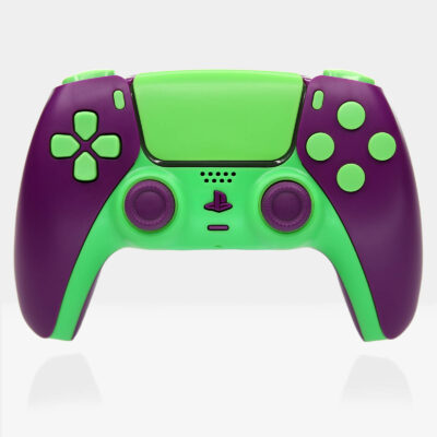 Purple Green Ghoulie PS5 Controller