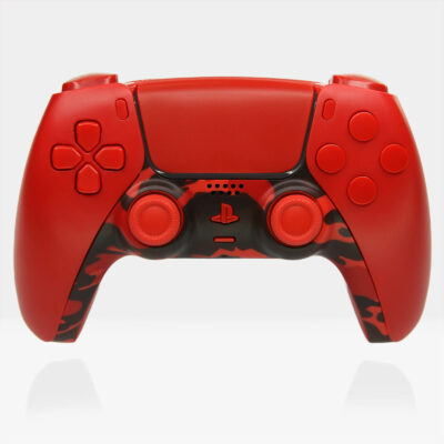 Red Camo PS5 Controller