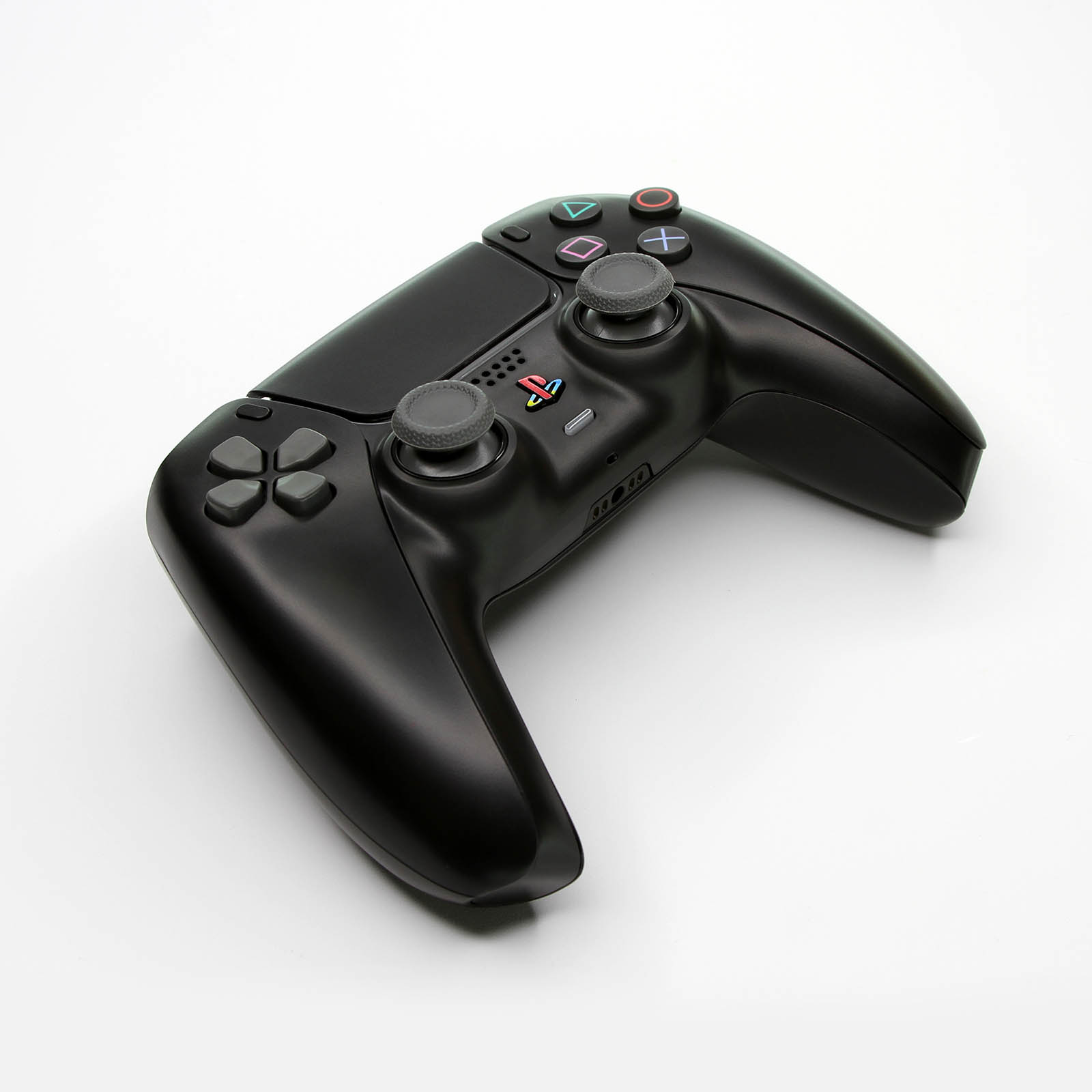 Controller personalizzato PS5 nero originale in stile retrò PS2