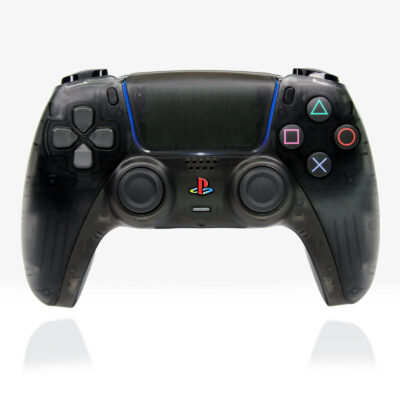 Main view of Zen Black (Clear Black) Retro PS5 Controller