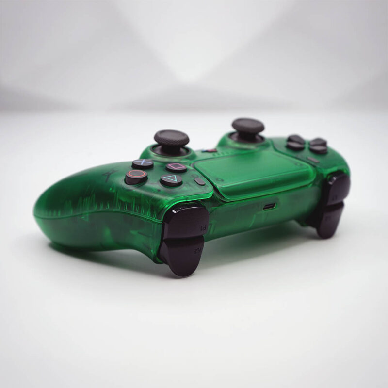 Shape buttons angle of PS2 Emerald PlayStation 5 DualSense Controller