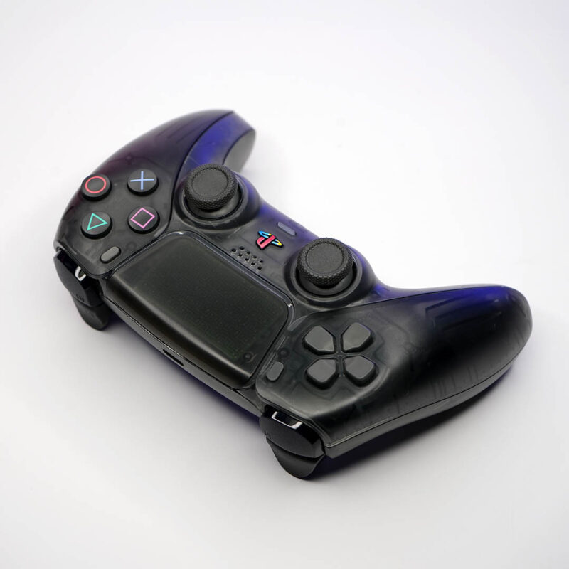 D-Pad view of clear Zen Black PS5 Controller