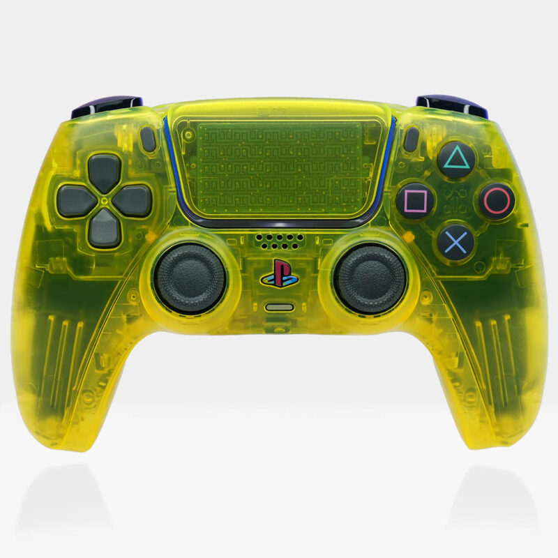 Lemon Yellow PS5 Controller by Killscreen