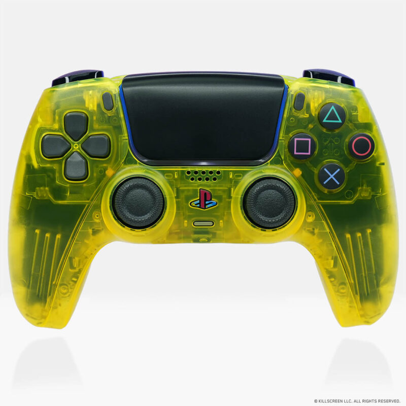 Lemon Yellow PS5 Controller by Killscreen