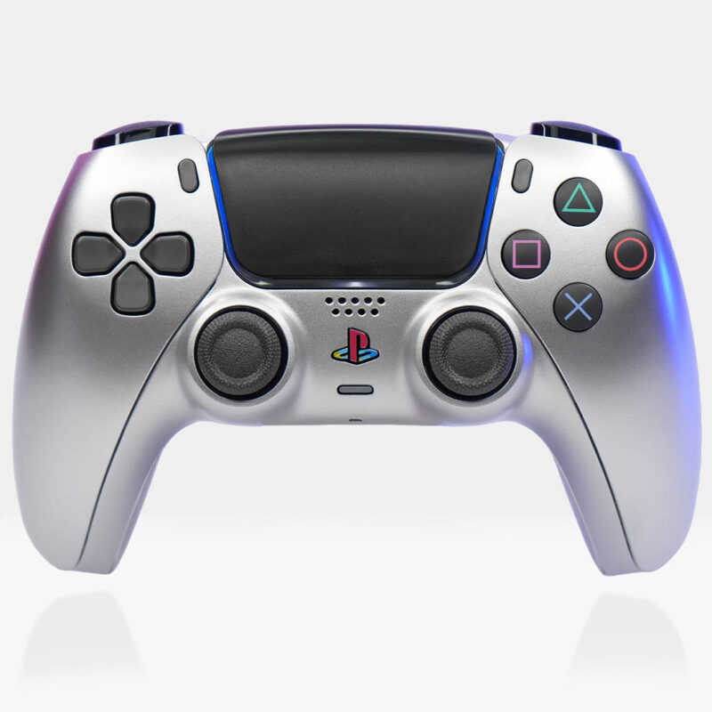 Silver PS5 Controller by Killscreen
