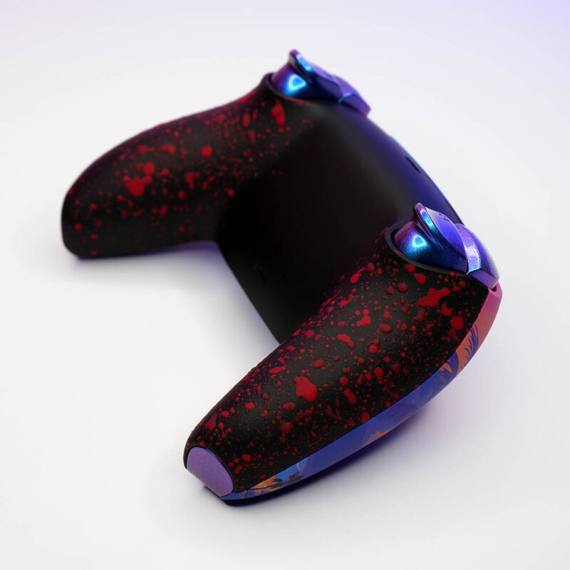 Right blood splatter grip on GTA6 PS5 Controller by Killscreen