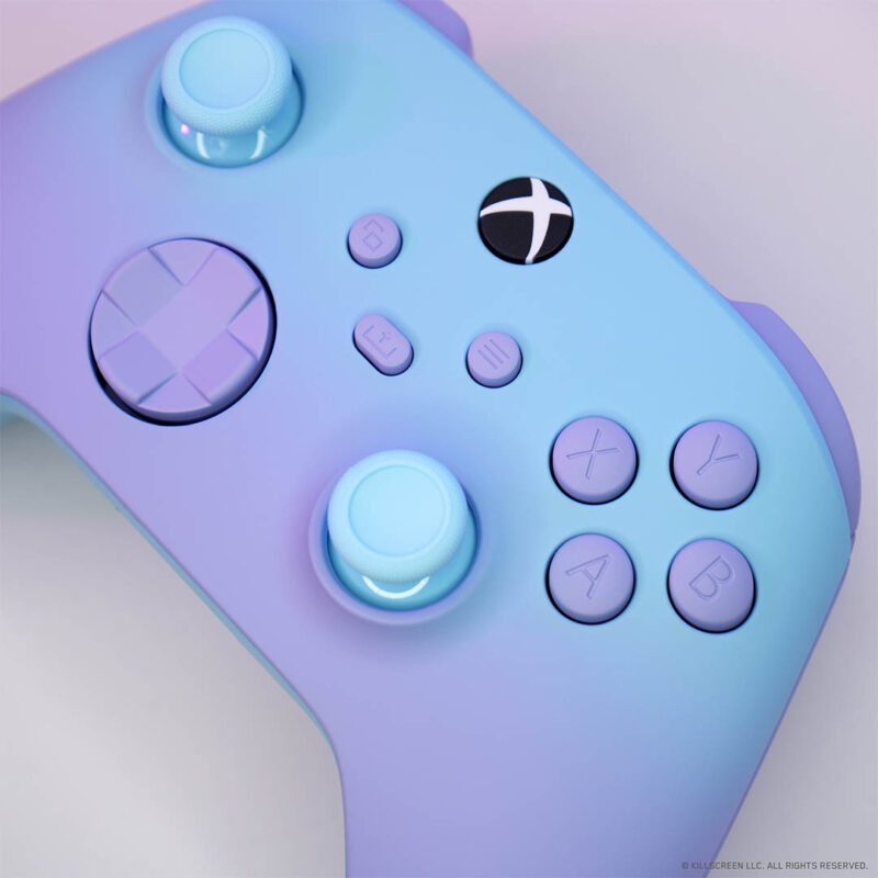 Close up of Orbital Xbox Series Controller by Killscreen