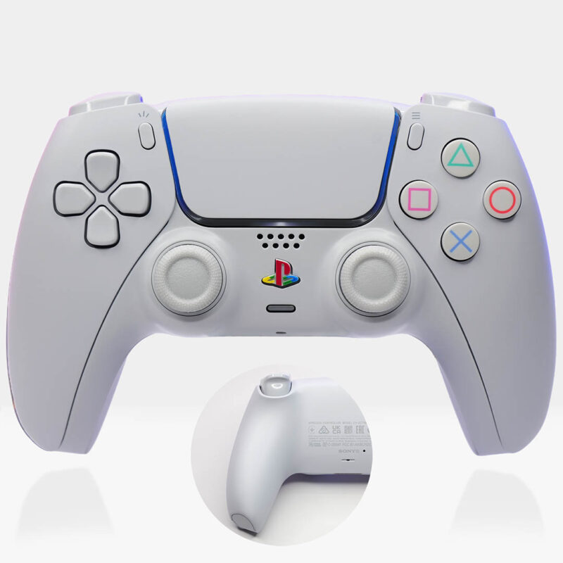 PSone OEM Retro PlayStation 5 DualSense Controller by Killscreen