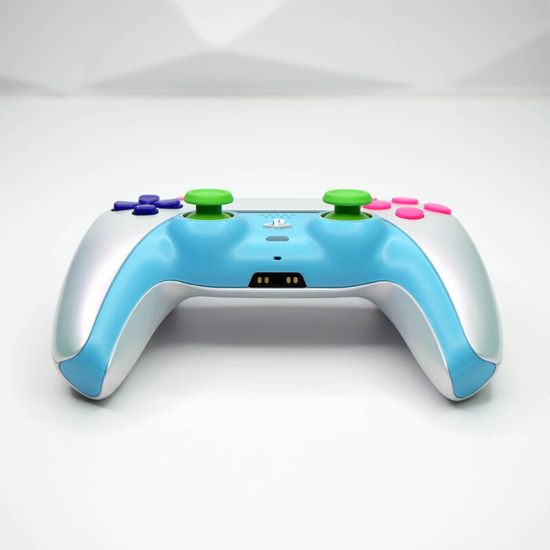 Front of Kyoto Pearlescent PS5 Controller by Killscreen