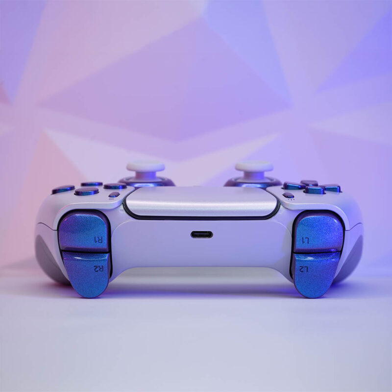 Rear of Arctica PS5 Controller by Killscreen