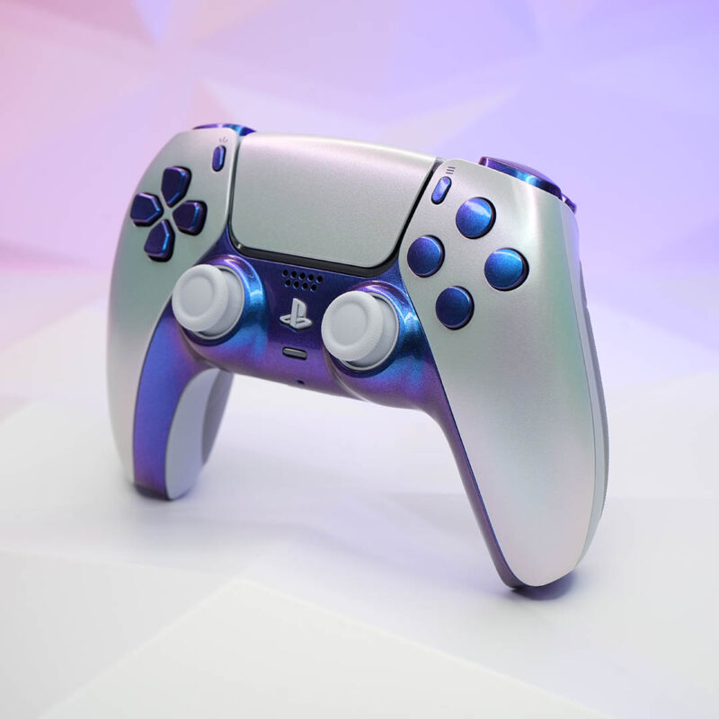 Standing angle of Arctica Custom PS5 Controller by Killscreen